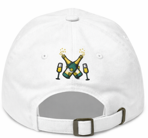 Champagne Embroidered hat